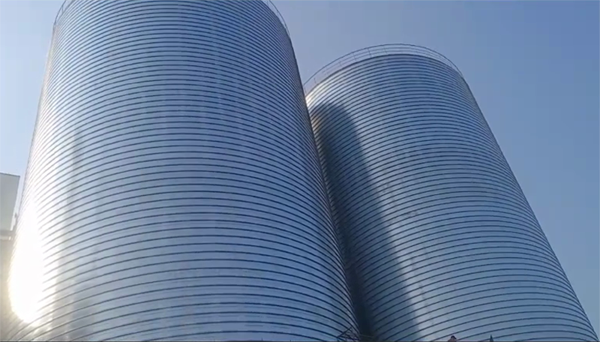 铺前镇2座混凝土高架卷板仓