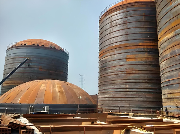 铺前镇焦粉钢板仓